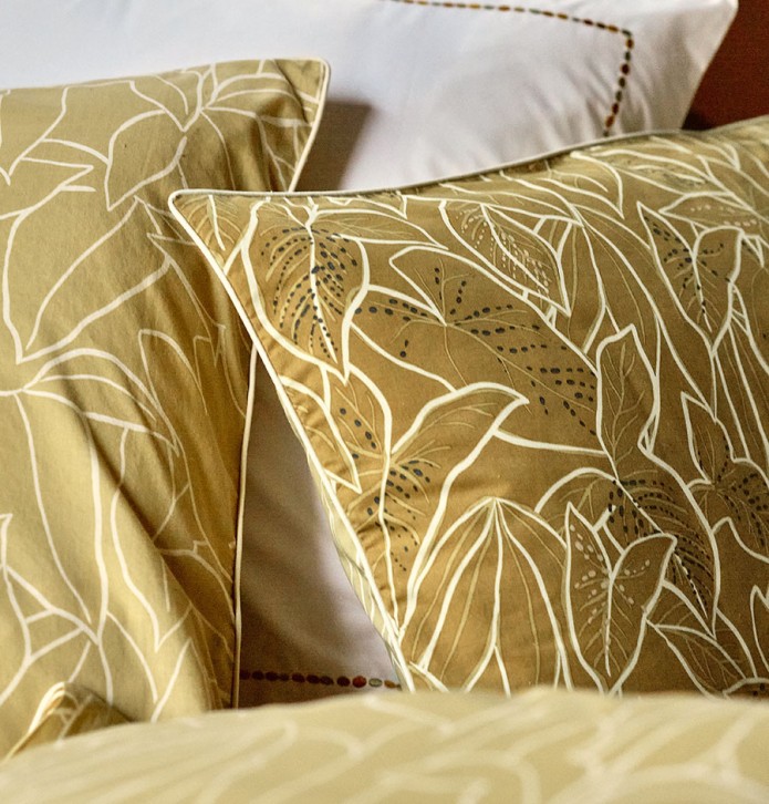 Parure de lit Moorea Sylvie Thiriez - Blancollection