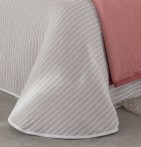 Couvre lit jacquard réversible Loke lin Reig Marti - Blancollection
