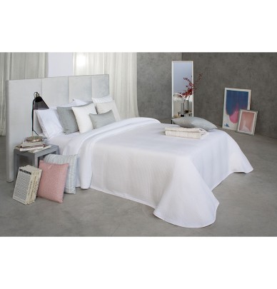 Couvre lit jacquard Kummel blanc Reig Marti