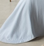 Couvre lit jacquard Kummel bleu Reig Marti - Blancollection