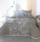 Couvre lit jacquard Jody beige Reig Marti - Blancollection