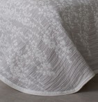 Couvre lit jacquard Indra gris Reig Marti - Blancollection