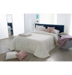 Couvre lit jacquard Indra nude Reig Marti - Blancollection