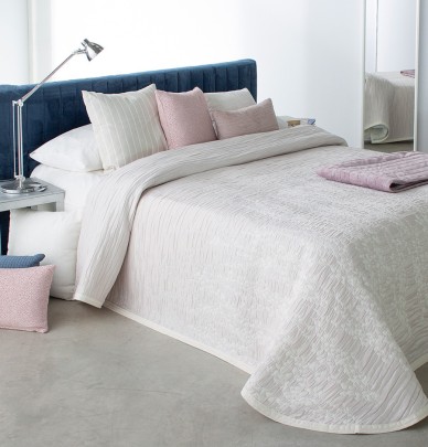 Couvre-lit jacquard nude Reig Marti