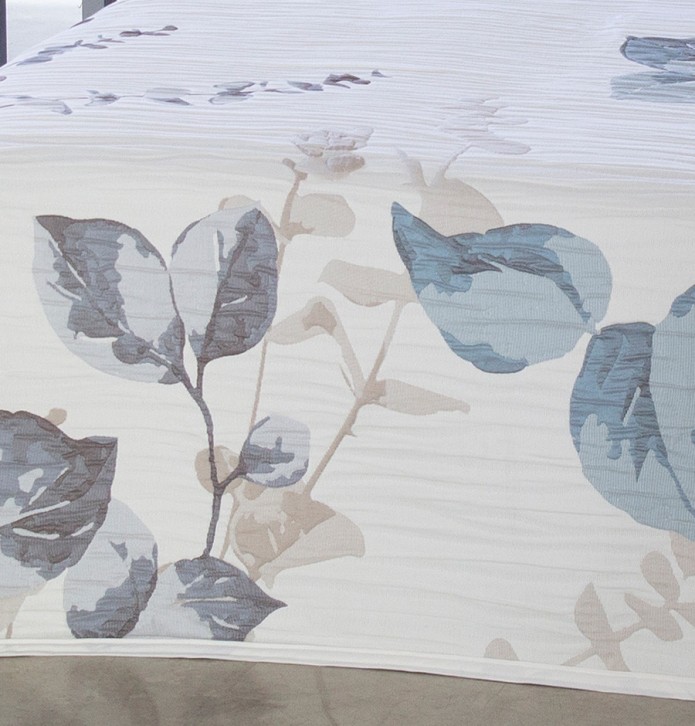 Couvre lit jacquard Sinead bleu Reig Marti - Blancollection