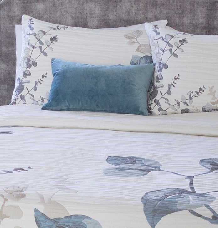 Couvre lit jacquard Sinead bleu Reig Marti - Blancollection