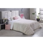Couvre lit matelassé jacquard Eger lin Reig Marti - Blancollection