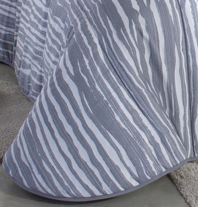 Couvre lit matelassé jacquard Eger gris Reig Marti - Blancollection