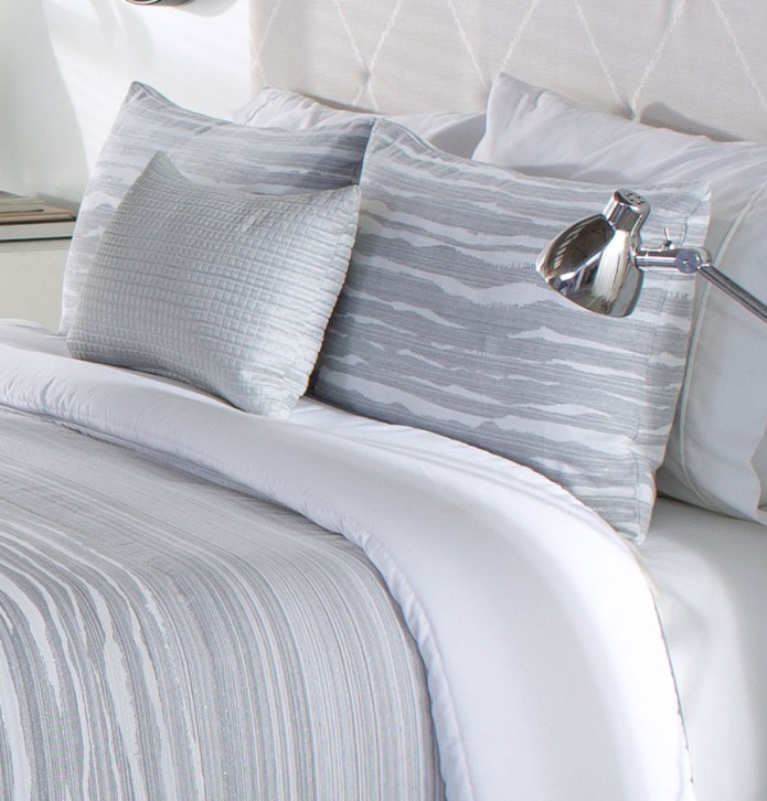 Couvre lit matelassé jacquard Eger gris Reig Marti - Blancollection