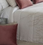 Couvre lit matelassé jacquard Gallagher lin Reig Marti - Blancollection