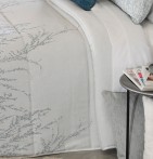 Couvre lit matelassé jacquard Gallagher bleu gris Reig Marti - Blancollection