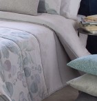 Couvre lit matelassé jacquard Viscri vert Reig Marti - Blancollection