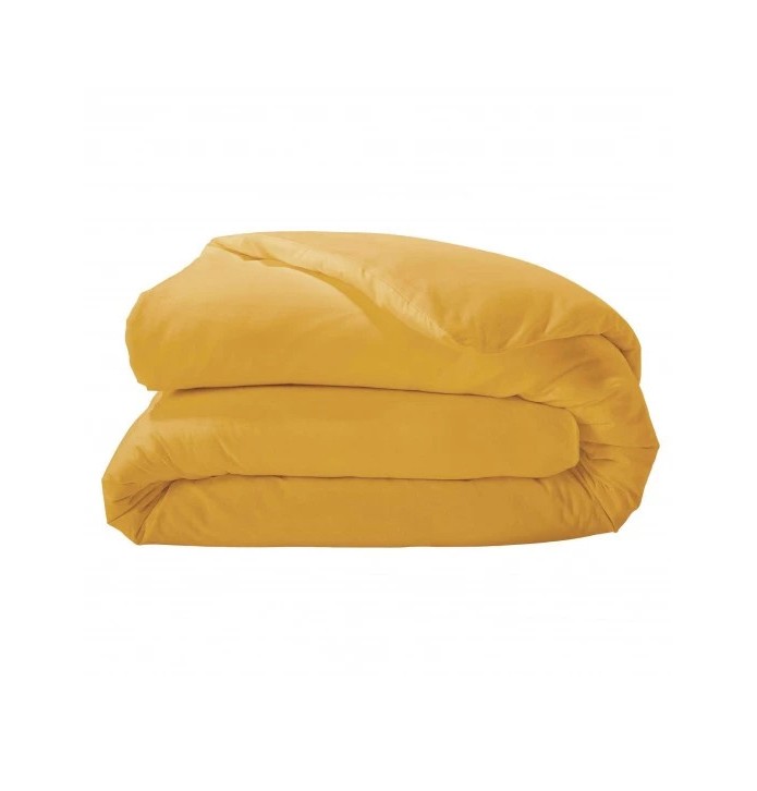 Housse de couette moutarde Tradilinge
