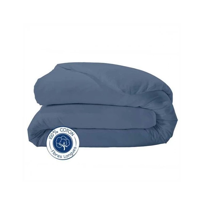 Housse de couette bleu orage Tradilinge