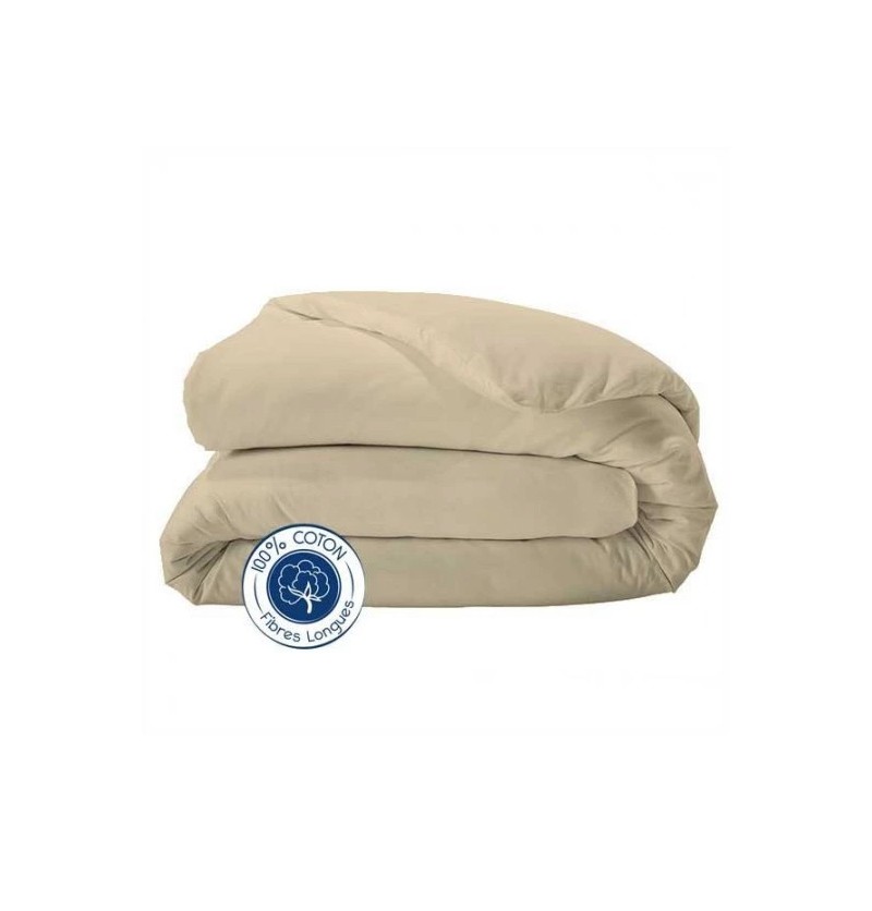 Housse de couette coton uni 12 coloris - tradilinge