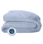 Housse de couette bleu céleste