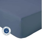 Drap housse bleu orage Tradilinge