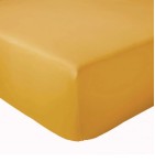 Drap housse moutarde Tradilinge