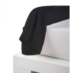 Taie de traversin noire Tradilinge