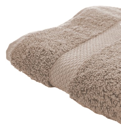Serviette de toilette coton bio sable Aquanatura