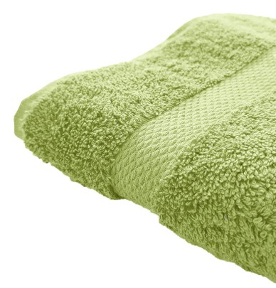 Serviette de toilette coton bio vert tilleul Aquanatura