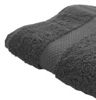 Drap de douche coton bio gris Aquanatura