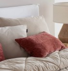 Lot de 2 housses coussins Anelka camel Antilo - Blancollection