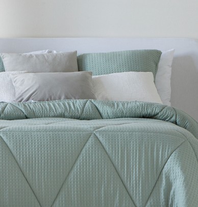 Housse coussin Maïa bleu Antilo