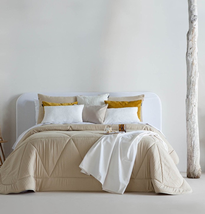 Couvre lit matelassé Maïa lin Antilo