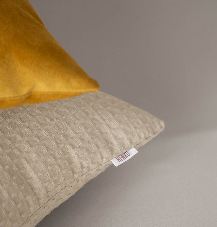 Lot de 2 housses coussins Maïa lin Antilo - Blancollection