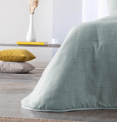 Couvre lit matelassé jacquard Yanay bleu Antilo