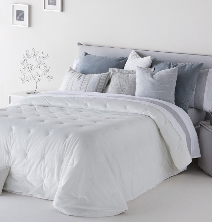 Couvre lit matelassé Jess blanc Antilo Couvre lit matelassé Jess blanc Antilo