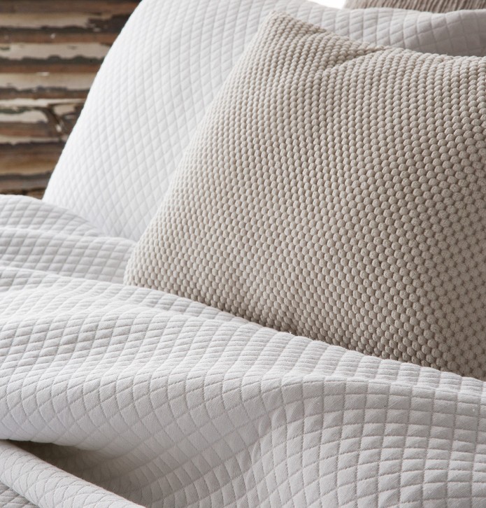 Jeté de lit Lasy blanc Antilo - Blancollection