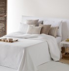 Jeté de lit Lasy blanc Antilo - Blancollection