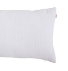 Lot de 2 housses coussins Lasy blanc Antilo - Blancollection