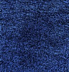 Drap de douche coton bio bleu cobalt Aquanatura - Blancollection