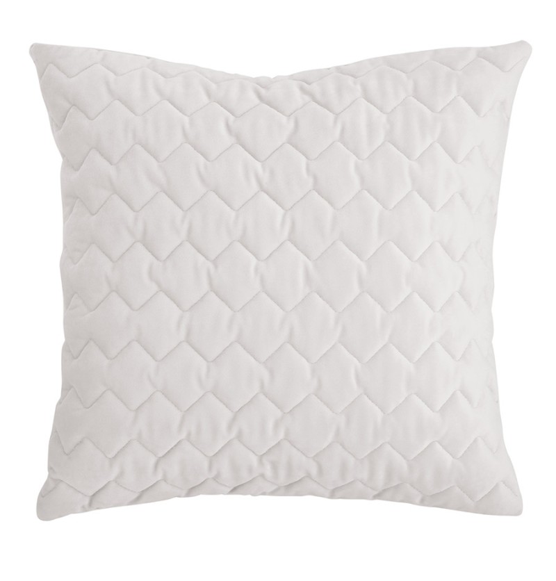 Coussin velours Naroa blanc Antilo