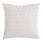 Coussin velours Naroa blanc Antilo