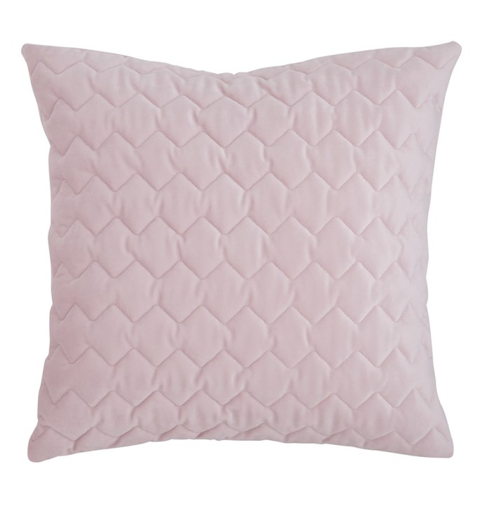 Coussin velours Naroa rose pâle Antilo