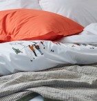 Housse de couette percale Central Park Sylvie Thiriez - Blancollection