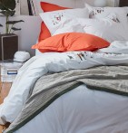 Drap percale Central Park Sylvie Thiriez - Blancollection