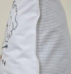 Taie d'oreiller percale Central Park Sylvie Thiriez - Blancollection