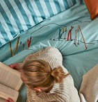 Housse de couette percale Passe-Montagne Sylvie Thiriez - Blancollection