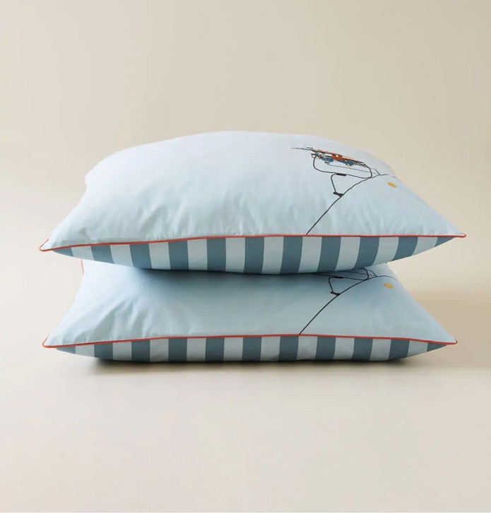 Taie d'oreiller percale Passe-Montagne Sylvie Thiriez - Blancollection