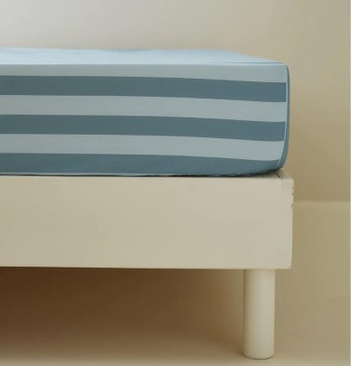 Drap housse percale Passe-Montagne Sylvie Thiriez