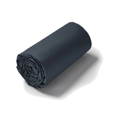 Drap housse percale pierre bleue Sylvie Thiriez