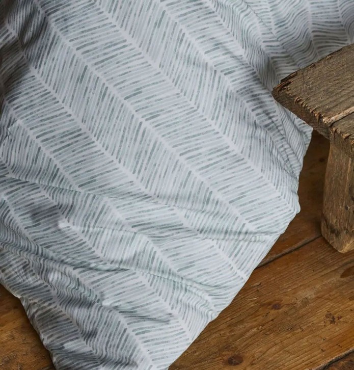 Housse de couette percale Spitzberg Sylvie Thiriez - Blancollection