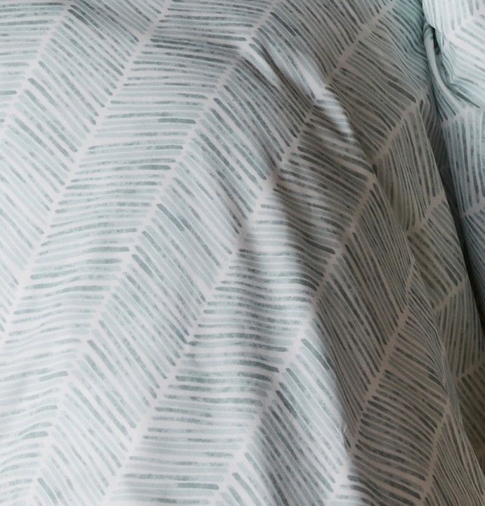 Housse de couette percale Spitzberg Sylvie Thiriez - Blancollection