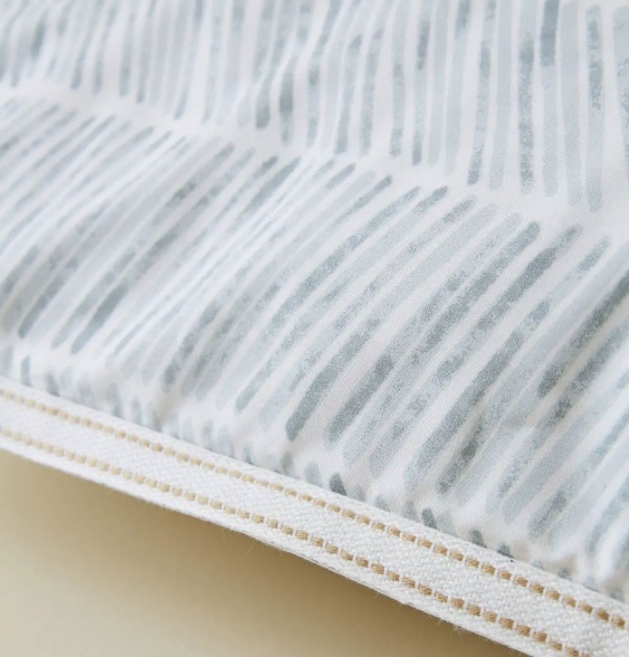 Taie d'oreiller percale imprimée Spitzberg Sylvie Thiriez - Blancollection