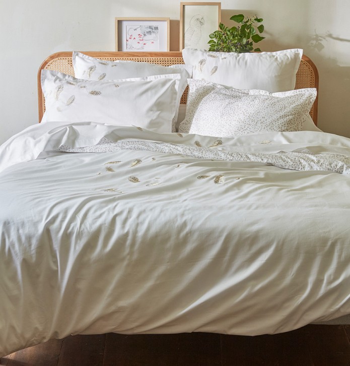 Housse de couette satin Nina Sylvie Thiriez